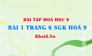Bài 1 trang 6 SGK Hoá 9: Tính chất Hoá học của Oxit, phân loại Oxit